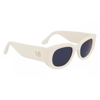 Óculos de sol de mulher Victoria Beckham VB654S5022103 - Armação de acetato preto, lentes de policarbonato cinzentas, 50 mm