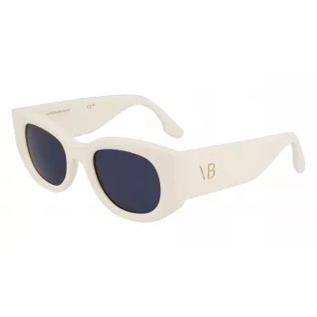 Óculos de sol de mulher Victoria Beckham VB654S5022103 - Armação de acetato preto, lentes de policarbonato cinzentas, 50 mm