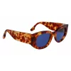 Victoria Beckham VB654S5022222 Óculos de sol quadrados para mulher Preto/Cinzento 50mm