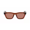 Óculos de sol Victoria Beckham VB656S-203 senhora - armação de acetato Havana castanho com lentes degradê castanhas - 52 mm