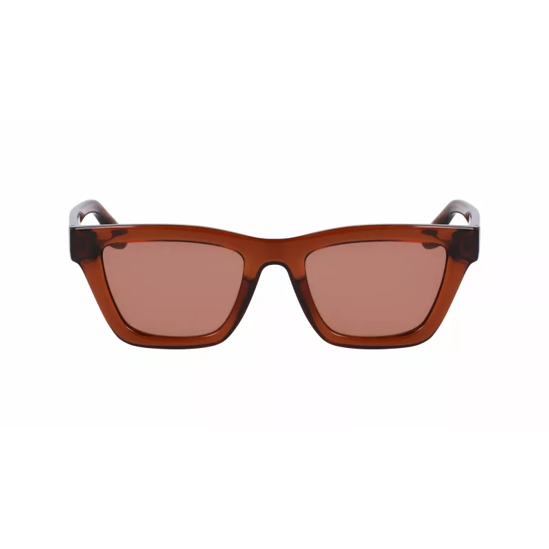 Óculos de sol Victoria Beckham VB656S-203 senhora - armação de acetato Havana castanho com lentes degradê castanhas - 52 mm