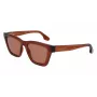 Óculos de sol Victoria Beckham VB656S-203 senhora - armação de acetato Havana castanho com lentes degradê castanhas - 52 mm
