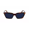 Óculos de sol de mulher Victoria Beckham VB661S-215 quadrados em acetato Havana castanho degradê 57mm