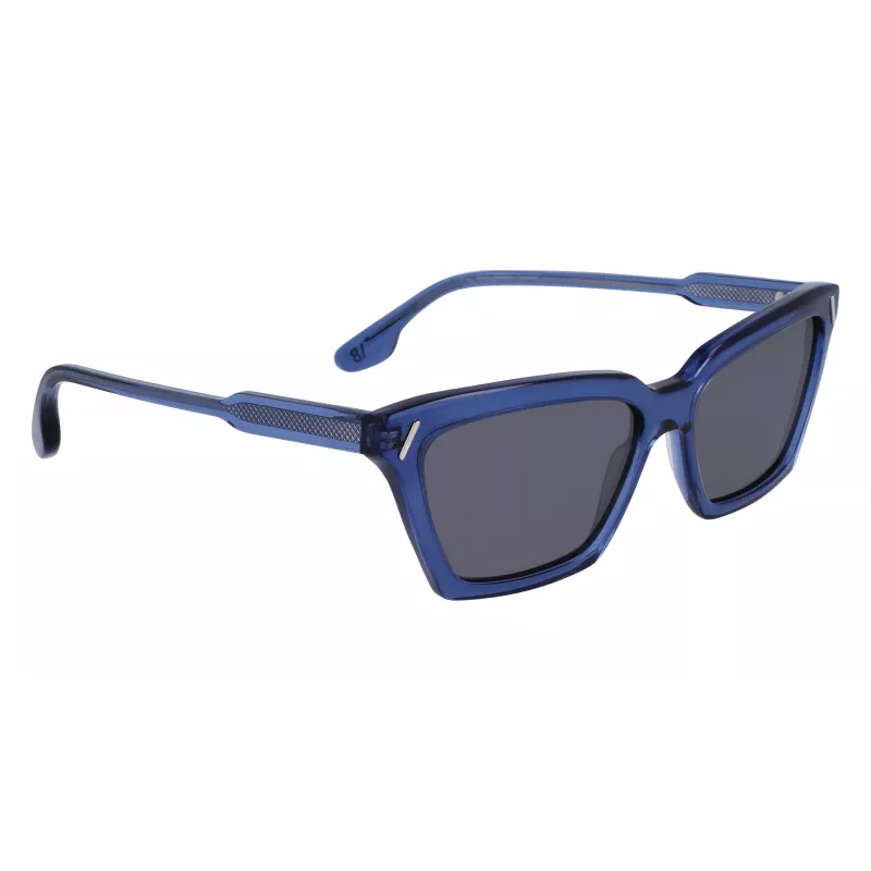 Óculos de sol de mulher Victoria Beckham VB661S5716414 - armação de acetato Havana, lentes castanhas degradê, 57 mm