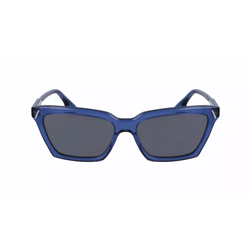 Óculos de sol de mulher Victoria Beckham VB661S5716414 - armação de acetato Havana, lentes castanhas degradê, 57 mm