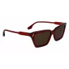 Victoria Beckham VB661S5716610 Óculos de sol de mulher quadrados de acetato - Red Havana 57mm