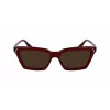 Victoria Beckham VB661S5716610 Óculos de sol de mulher quadrados de acetato - Red Havana 57mm