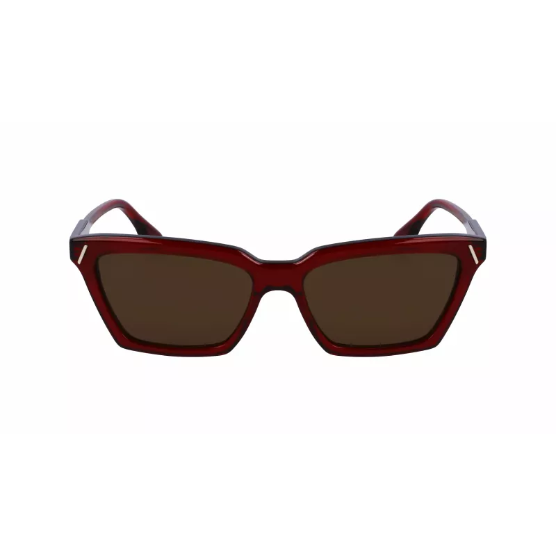 Victoria Beckham VB661S5716610 Óculos de sol de mulher quadrados de acetato - Red Havana 57mm