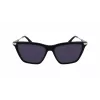 Óculos de sol Victoria Beckham VB663S-001 mulher - armação de acetato preta, lentes de policarbonato cinzentas, 57/15/140 mm