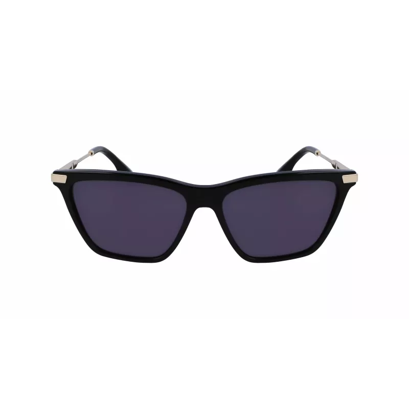 Óculos de sol Victoria Beckham VB663S-001 mulher - armação de acetato preta, lentes de policarbonato cinzentas, 57/15/140 mm