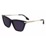 Óculos de sol Victoria Beckham VB663S-001 mulher - armação de acetato preta, lentes de policarbonato cinzentas, 57/15/140 mm