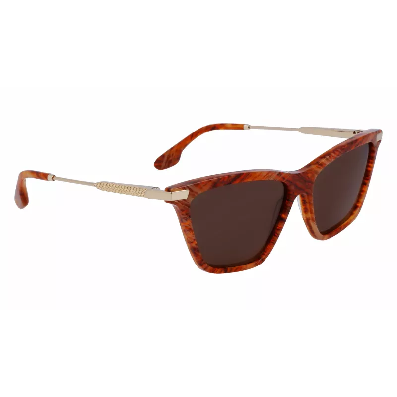 Óculos de sol de mulher Victoria Beckham VB663S-238 Havana marrom degradê 57 mm