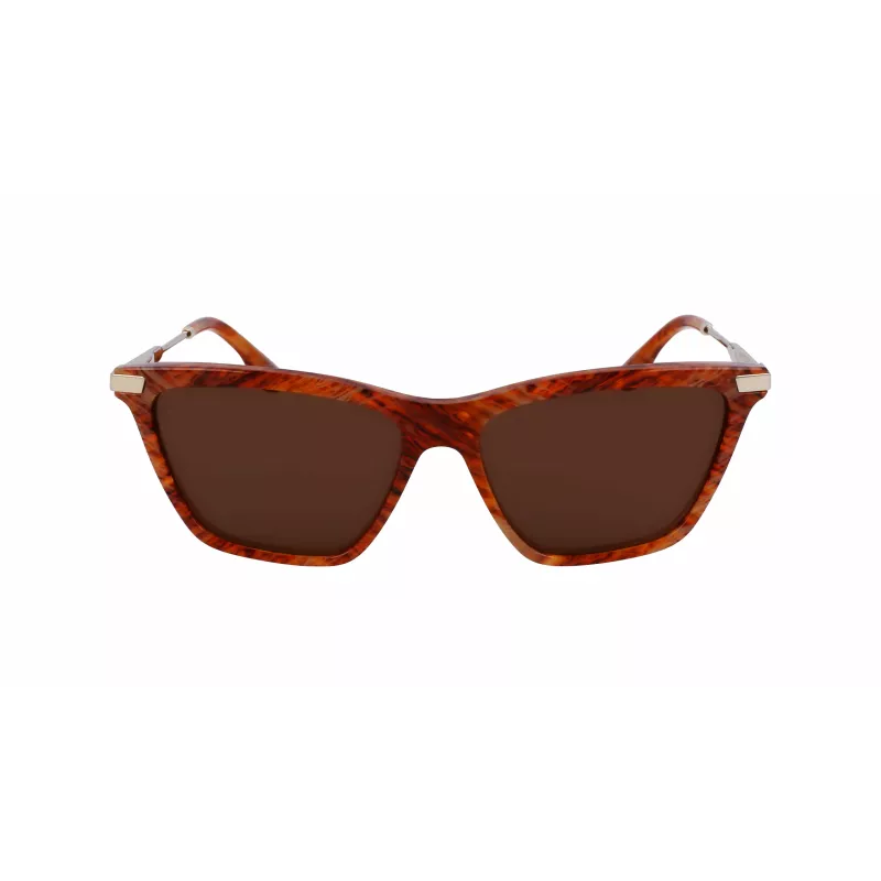 Óculos de sol de mulher Victoria Beckham VB663S-238 Havana marrom degradê 57 mm