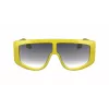 Victoria Beckham VB664S-709 Óculos de sol quadrados de mulher, armação de metal dourada, lentes degradê castanhas, 61 mm