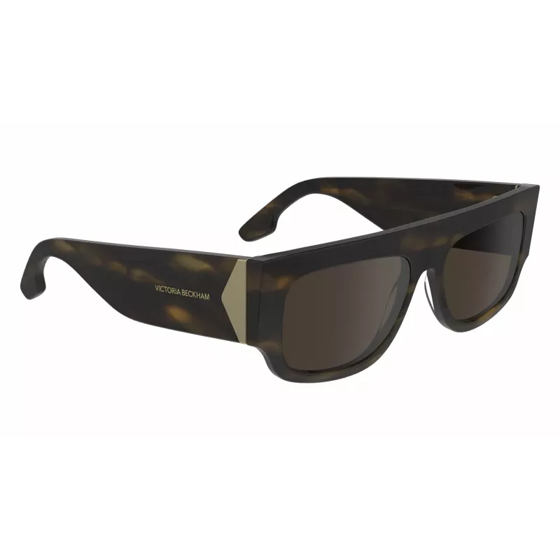 Victoria Beckham VB666S5516321 Óculos de sol de mulher quadrados oversize Havana castanho degradê 55mm