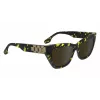 Óculos de sol de mulher Victoria Beckham VB668S5516012 quadrados pretos acetato lentes cinzentas 55/16/145 mm