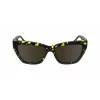 Óculos de sol de mulher Victoria Beckham VB668S5516012 quadrados pretos acetato lentes cinzentas 55/16/145 mm