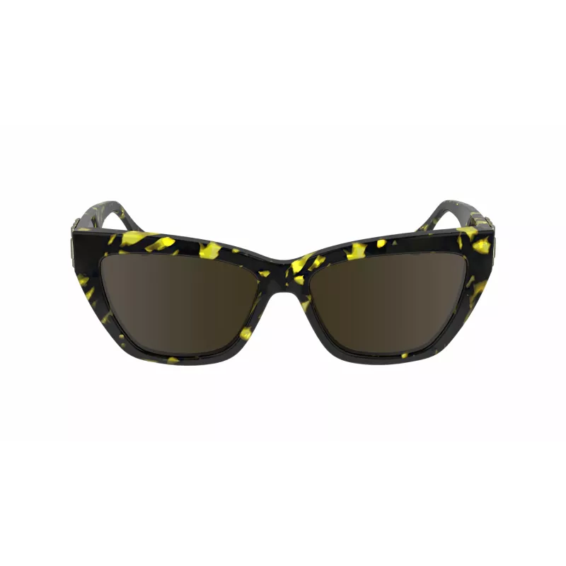 Óculos de sol de mulher Victoria Beckham VB668S5516012 quadrados pretos acetato lentes cinzentas 55/16/145 mm