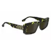 Victoria Beckham VB669S5513012 Óculos de sol quadrados em acetato para mulher - Preto/Cinzento - 55/13/145 mm