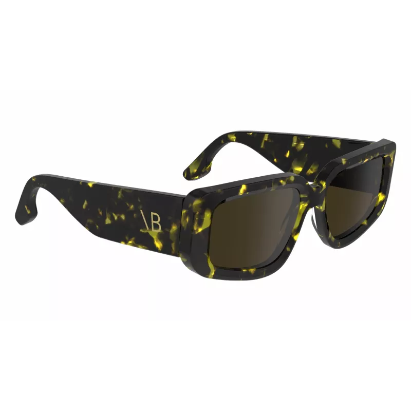 Óculos de sol de mulher Victoria Beckham VB670S5417012 - Armação de acetato preto, lentes cinzentas, 54/17/145 mm