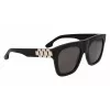 Óculos de sol de mulher Victoria Beckham VB675S5220001 - armação preta em acetato, lentes cinzentas em policarbonato, 52 mm