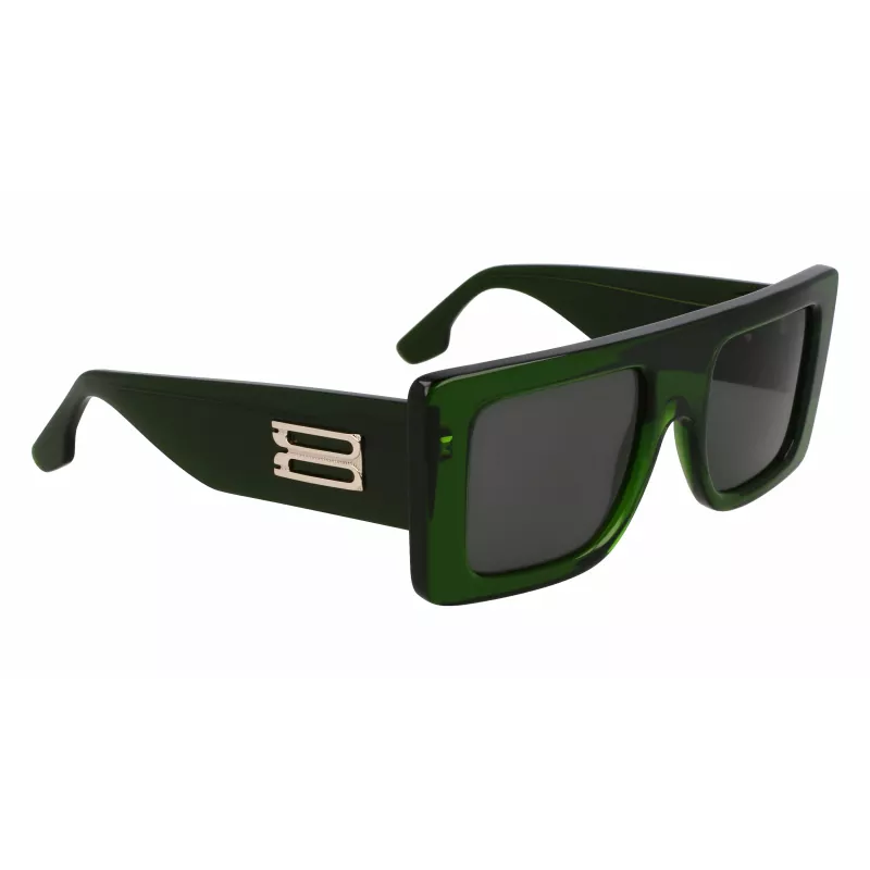 Óculos de sol de mulher Victoria Beckham VB677S5122302 - armação de acetato preta, lentes de policarbonato cinzentas - 51/22/145 mm