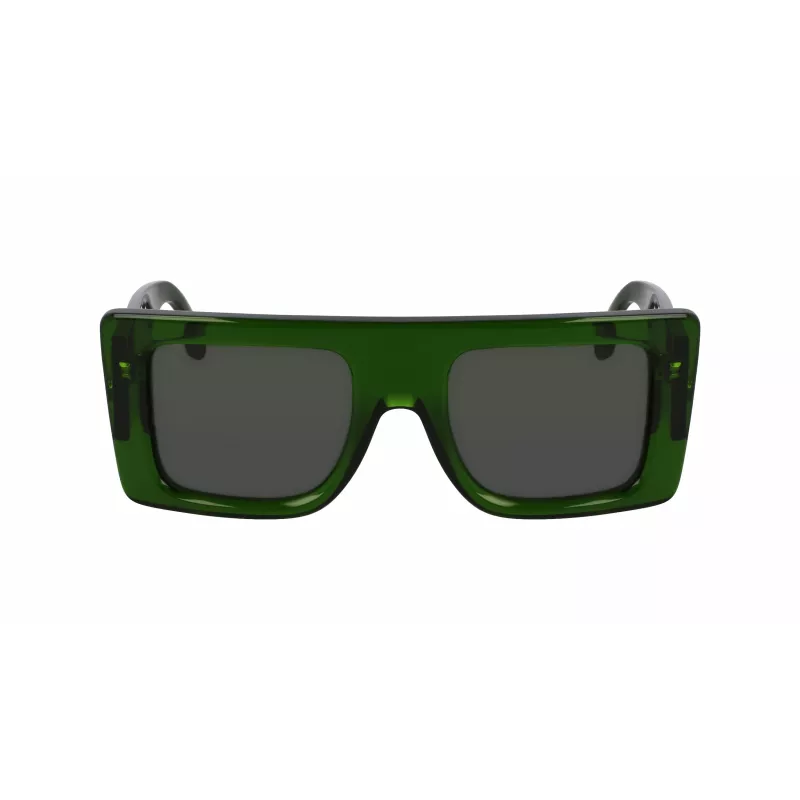 Óculos de sol de mulher Victoria Beckham VB677S5122302 - armação de acetato preta, lentes de policarbonato cinzentas - 51/22/145 mm