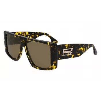 Óculos de sol de mulher Victoria Beckham VB678S5713012 - armação preta, lentes degradê cinzento-escuro - 57/13/145 mm