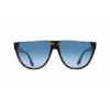 Óculos de sol quadrados oversized Victoria Beckham VB682S6113234 para mulher Havana castanho degradê