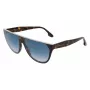 Óculos de sol quadrados oversized Victoria Beckham VB682S6113234 para mulher Havana castanho degradê