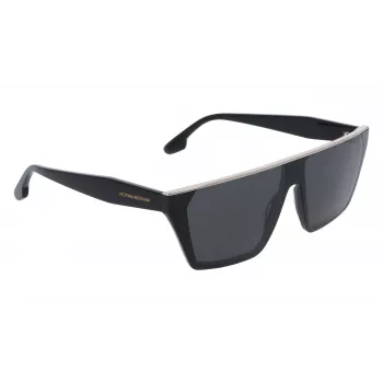 Óculos de sol de mulher Victoria Beckham VB683S5812001 - armação preta em acetato, lentes cinzentas, 58 mm