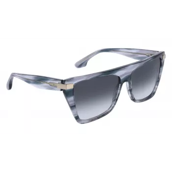 Óculos de sol quadrados para mulher Victoria Beckham VB684S 5715035 Havana castanho degradê 57 mm