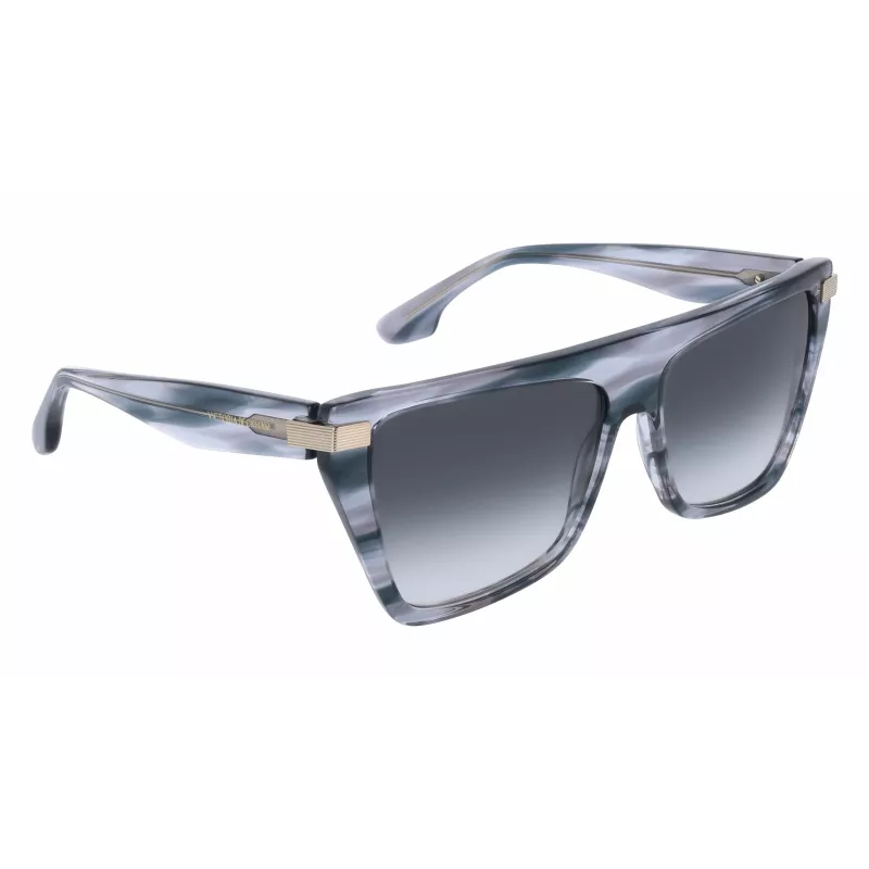 Óculos de sol quadrados para mulher Victoria Beckham VB684S 5715035 Havana castanho degradê 57 mm