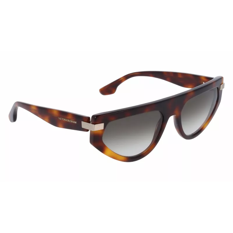 Óculos de sol quadrados de mulher em acetato Victoria Beckham VB685S5618215 Havana castanho degradê 56/18/140