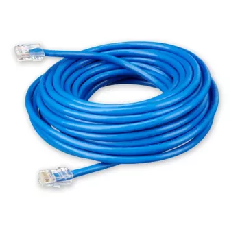 Victron Energy Cabo RJ45 UTP 15m – Cabo de rede Cat6 Gigabit Ethernet, cinzento