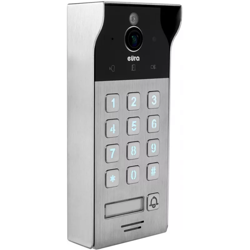 Campainha de vídeo EURA VDP-30C5 Tuya, 1080p, Wi-Fi, áudio bidirecional, deteção de movimento PIR, visão noturna, IP54, campainha sem fios