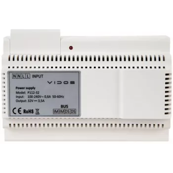 VIDOS 2IP P112-32 Fonte de alimentação 24V 2A para calha DIN