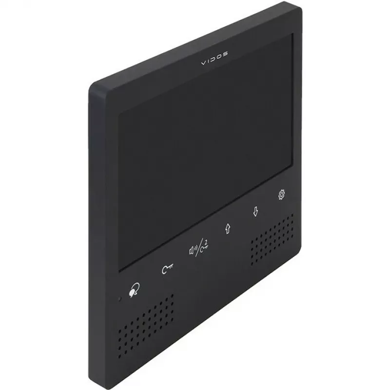 VIDOS DUO M1023B-2 monitor de videoporteiro TFT-LCD de 7 polegadas, preto
