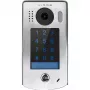 VIDOS DUO S1301D posto de porta - videoporteiro exterior de 2 fios com câmara de 2,0 MP, objetiva grande angular de 170°, visão noturna IR, aço inoxidável, prateado