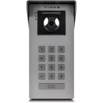 Posto exterior de videoporteiro IP VIDOS IPX S100 2MP 1080p PoE Wi-Fi preto