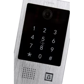 Posto de porta exterior VIDOS S20DA - CMOS 1/3 polegadas, 600 TVL, visão noturna IV, 4 fios, IP54, prateado