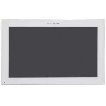 Monitor de videoporteiro VIDOS X M14W-X 7 polegadas com Wi-Fi, branco