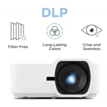 ViewSonic LSD400W Projetor laser WXGA 4000 ANSI Lumen curta distância