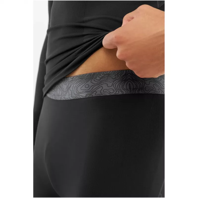Conjunto de roupa térmica interior Viking Gary para homem preto L