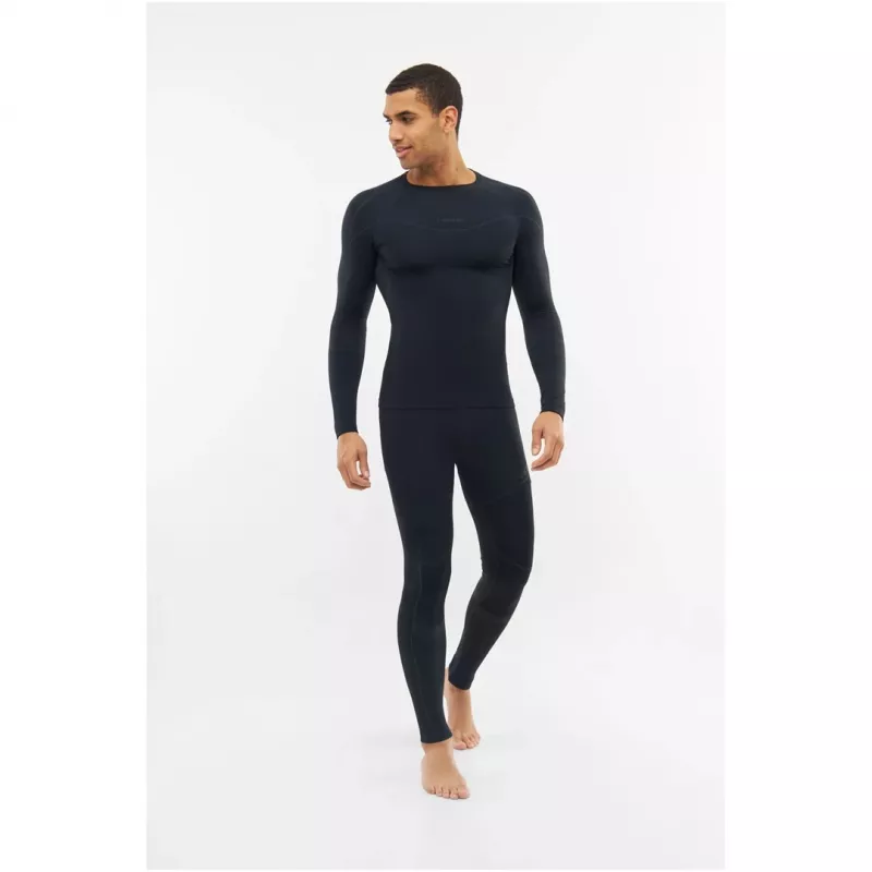 Conjunto de roupa térmica interior Viking Gary para homem preto L