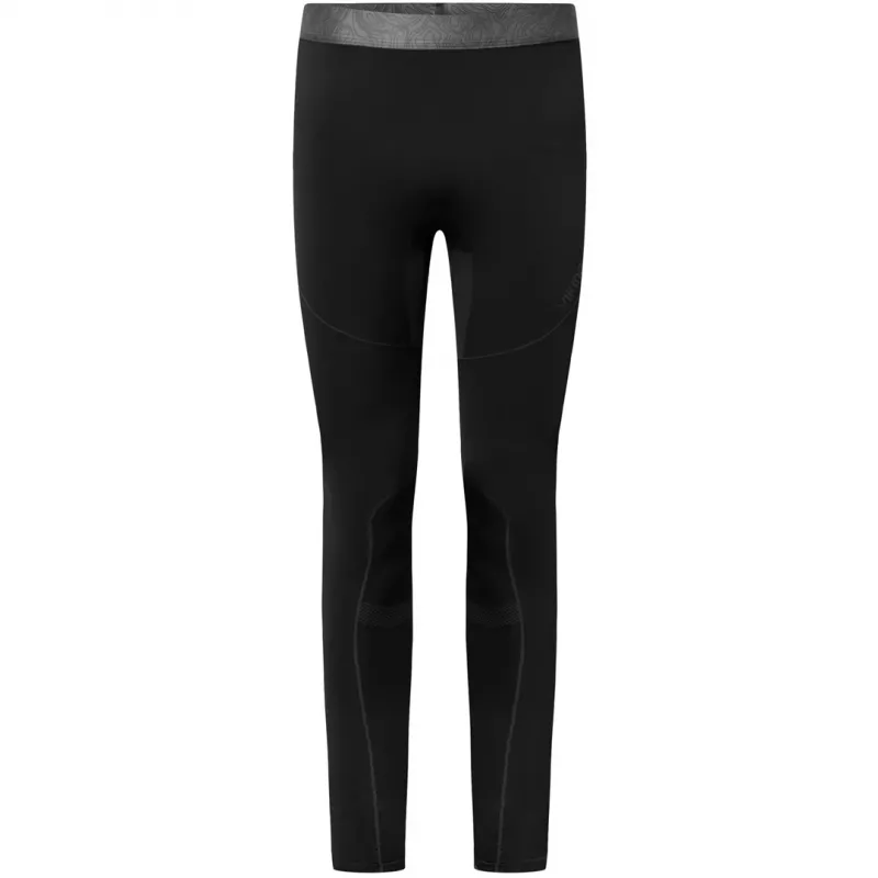 Conjunto de roupa térmica VIKING Gary homem de bambu, tamanho M, preto