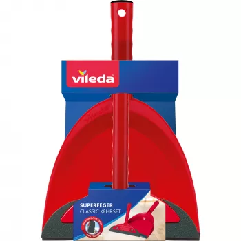VILEDA Superfeger Classic sistema de vassoura + Superfeger Classic conjunto de limpeza com caixa