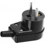 Ficha angular VIPLAST 220-05 16A 250V IP20 preto