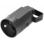 Viplast 315-05 Tomada portátil com terra e pega, 2P+Z, 16 A, 250 V, IP20, preto