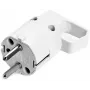 VIPLAST 325-01 ficha Schuko universal com anel de aperto, 16A 250V, IP20, branca